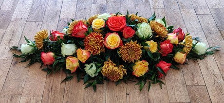 Rose and Chrysanthemum Casket Top Rose and Chrysanthemum Casket Top